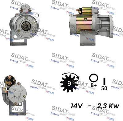 Fispa S12HT0539A2 - Démarreur cwaw.fr