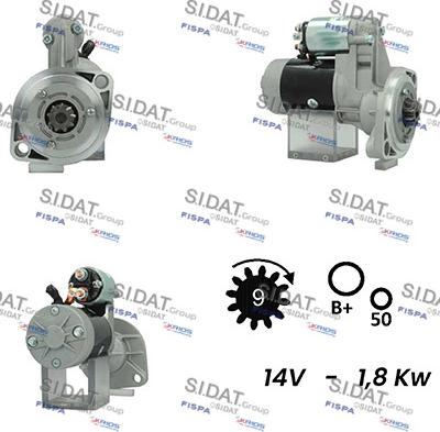 Fispa S12HT0537A2 - Démarreur cwaw.fr