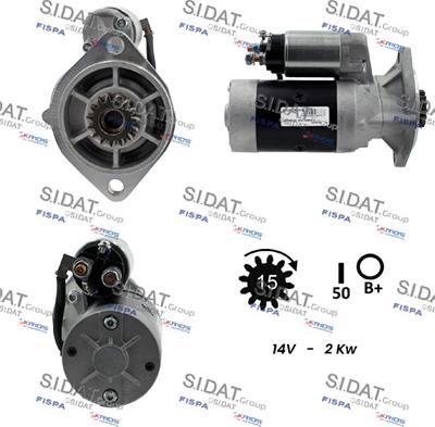 Fispa S12HT0815A2 - Démarreur cwaw.fr