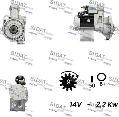 Fispa S12HT0311A2 - Démarreur cwaw.fr