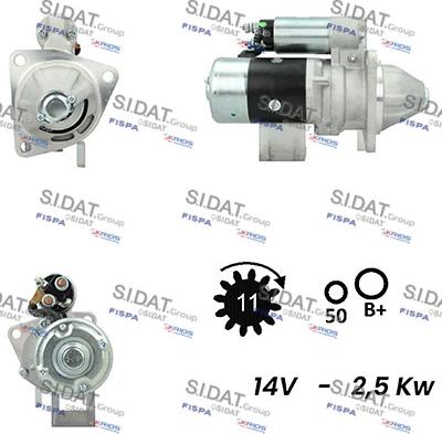 Fispa S12HT0765A2 - Démarreur cwaw.fr