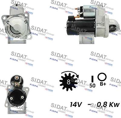 Fispa S12HY0434A2 - Démarreur cwaw.fr