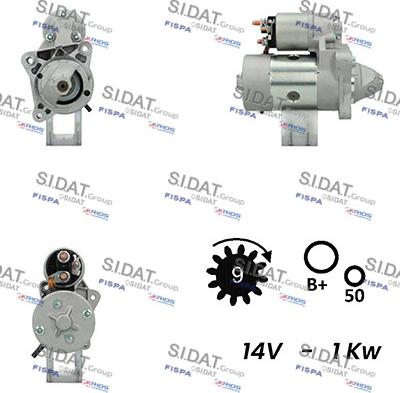 Fispa S12MA0659A2 - Démarreur cwaw.fr