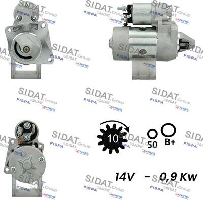 Fispa S12MA0009A2 - Démarreur cwaw.fr