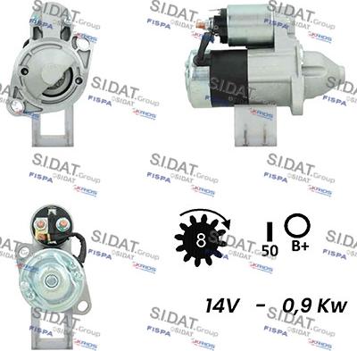 Fispa S12MH0555A2 - Démarreur cwaw.fr