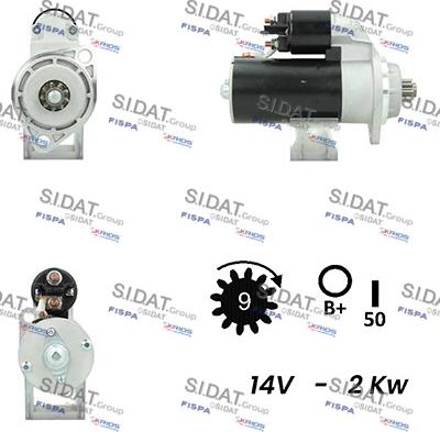 Fispa S12ML0390A2 - Démarreur cwaw.fr