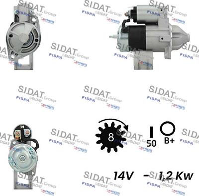 Fispa S12VA0409A2 - Démarreur cwaw.fr