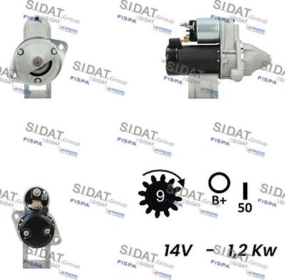 Fispa S12VA0506A2 - Démarreur cwaw.fr