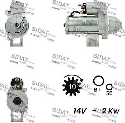 Fispa S12VA0010A2 - Démarreur cwaw.fr