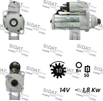 Fispa S12VA0027A2 - Démarreur cwaw.fr