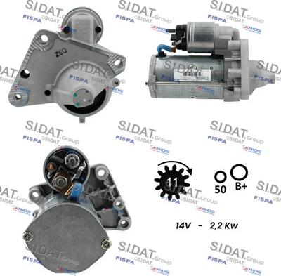 Fispa S12VA0153 - Démarreur cwaw.fr