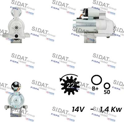 Fispa S12VS0695A2 - Démarreur cwaw.fr