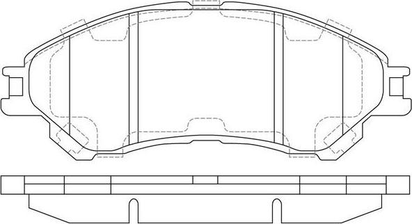 FIT FP9213 - Kit de plaquettes de frein, frein à disque cwaw.fr