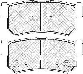 FIT FP4024 - Kit de plaquettes de frein, frein à disque cwaw.fr