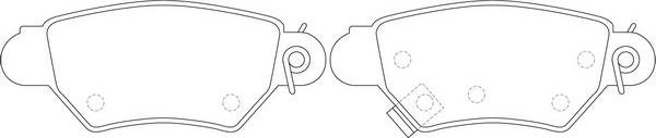 FIT FP4285 - Kit de plaquettes de frein, frein à disque cwaw.fr