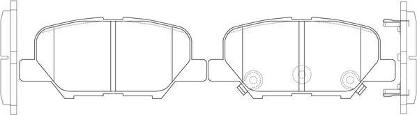 FIT FP5151 - Kit de plaquettes de frein, frein à disque cwaw.fr