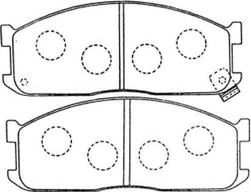 FIT FP5152 - Kit de plaquettes de frein, frein à disque cwaw.fr