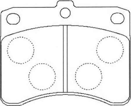 FIT FP6160 - Kit de plaquettes de frein, frein à disque cwaw.fr