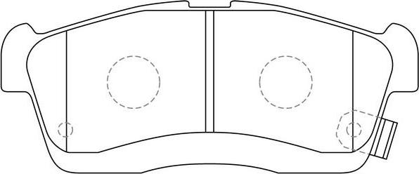 FIT FP6172 - Kit de plaquettes de frein, frein à disque cwaw.fr