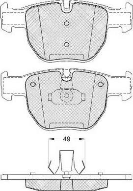 FIT FP0992 - Kit de plaquettes de frein, frein à disque cwaw.fr