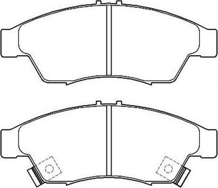 FIT FP0948 - Kit de plaquettes de frein, frein à disque cwaw.fr