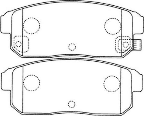 FIT FP0900 - Kit de plaquettes de frein, frein à disque cwaw.fr