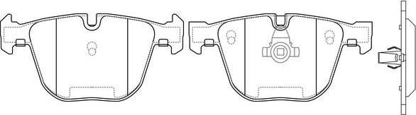 FIT FP0919 - Kit de plaquettes de frein, frein à disque cwaw.fr