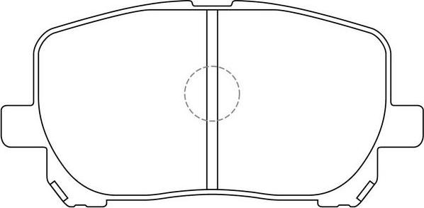 FIT FP0923 - Kit de plaquettes de frein, frein à disque cwaw.fr