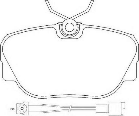 FIT FP0493E - Kit de plaquettes de frein, frein à disque cwaw.fr