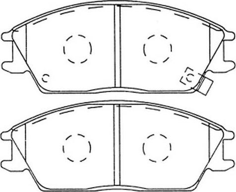 FIT FP0440 - Kit de plaquettes de frein, frein à disque cwaw.fr