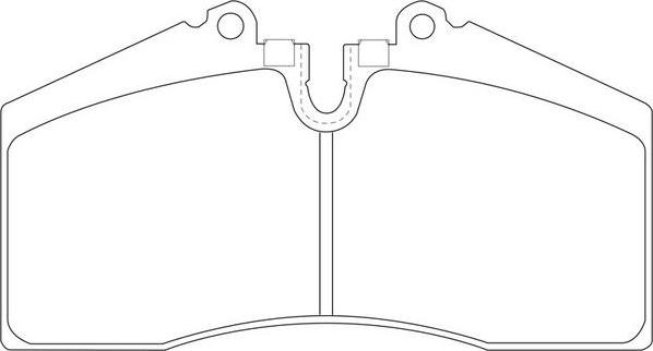 FIT FP0447 - Kit de plaquettes de frein, frein à disque cwaw.fr