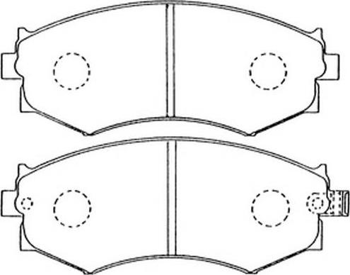 FIT FP0462 - Kit de plaquettes de frein, frein à disque cwaw.fr