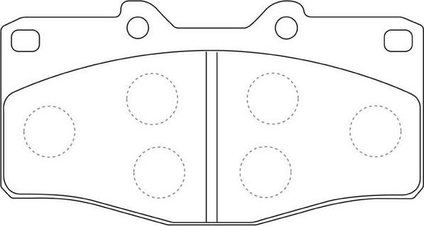 FIT FP0410 - Kit de plaquettes de frein, frein à disque cwaw.fr