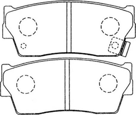 FIT FP0418 - Kit de plaquettes de frein, frein à disque cwaw.fr