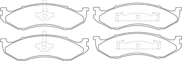 FIT FP0477 - Kit de plaquettes de frein, frein à disque cwaw.fr