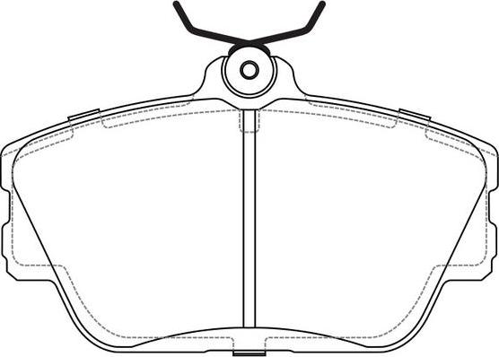 FIT FP0598 - Kit de plaquettes de frein, frein à disque cwaw.fr