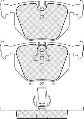 FIT FP0548 - Kit de plaquettes de frein, frein à disque cwaw.fr