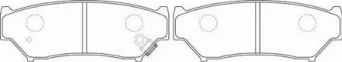 FIT FP0556 - Kit de plaquettes de frein, frein à disque cwaw.fr