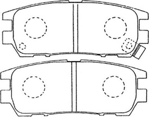 FIT FP0567 - Kit de plaquettes de frein, frein à disque cwaw.fr