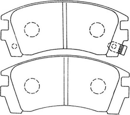 FIT FP0509 - Kit de plaquettes de frein, frein à disque cwaw.fr