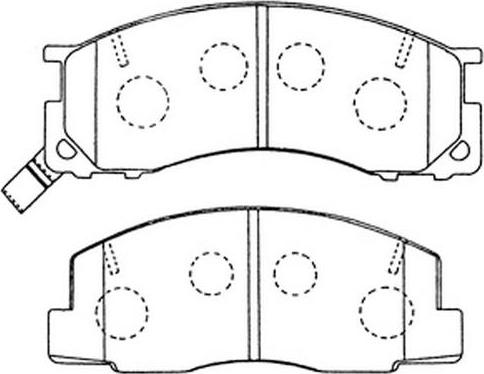 FIT FP0500 - Kit de plaquettes de frein, frein à disque cwaw.fr