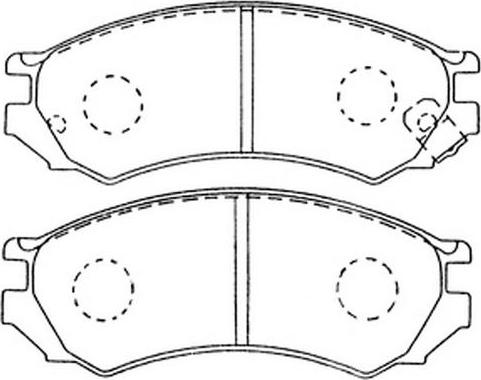 FIT FP0507 - Kit de plaquettes de frein, frein à disque cwaw.fr