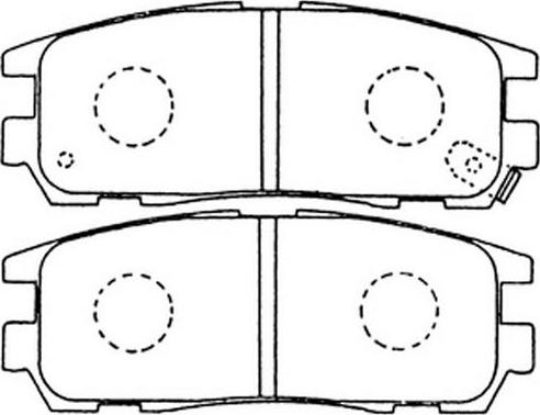 FIT FP0580 - Kit de plaquettes de frein, frein à disque cwaw.fr