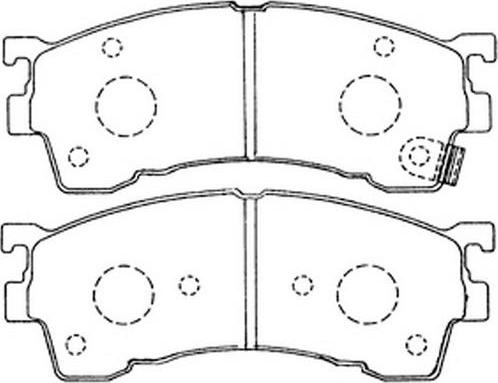 FIT FP0583 - Kit de plaquettes de frein, frein à disque cwaw.fr