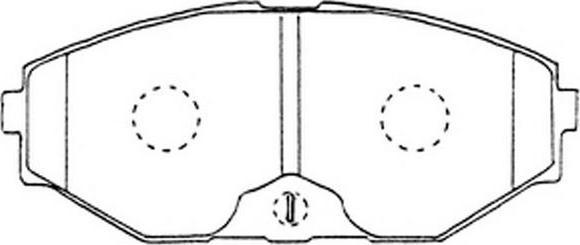 FIT FP0587 - Kit de plaquettes de frein, frein à disque cwaw.fr