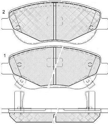 FIT FP0536 - Kit de plaquettes de frein, frein à disque cwaw.fr