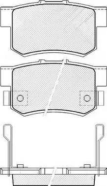 Koreastar KBPD-048 - Kit de plaquettes de frein, frein à disque cwaw.fr