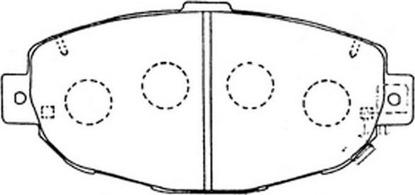 FIT FP0571 - Kit de plaquettes de frein, frein à disque cwaw.fr