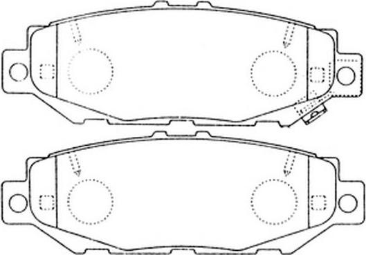 FIT FP0572 - Kit de plaquettes de frein, frein à disque cwaw.fr