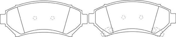 FIT FP0699 - Kit de plaquettes de frein, frein à disque cwaw.fr